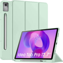 Load image into Gallery viewer, ProElite Cover for Lenovo Idea Tab Pro 12.7 inch 2025 case Cover, Soft Flexible Flip Case Cover for Lenovo Idea Tab Pro 12.7 inch 2025 [Recoil Series] - Mint Green
