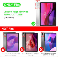 Load image into Gallery viewer, ProElite Case Cover for Lenovo Yoga Tab Plus 12.7 inch 2025 Case, Deer Flip case Cover for Lenovo Yoga Tab Plus 12.7 inch 2025 Case with Pen Holder [Auto Sleep Wake Feature], Dark Green
