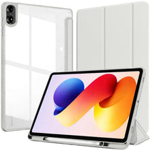 Load image into Gallery viewer, ProElite Cover for Xiaomi Redmi Pad 2 Pro 12.1 inch Cover Case, Smart Flip Case Cover for Xiaomi Redmi Pad 2 Pro 12.1 inch with S Pen Holder, Grey [Transparent Back]
