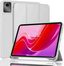 Load image into Gallery viewer, ProElite Cover for Lenovo Tab M11 case Cover, Soft Flexible Flip Case Cover with Pen Holder for Lenovo Tab M11 11 inch with Auto Sleep Wake [Recoil Series] - Grey
