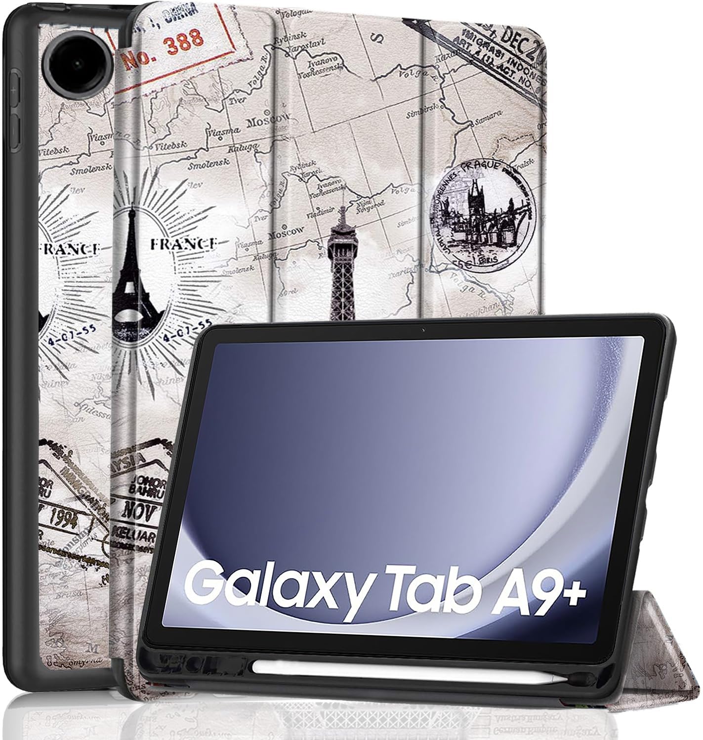 ProElite Cover for Samsung Galaxy Tab A9 Plus 11 inch case, Soft Flexible  Flip Case Cover with S Pen Holder for Samsung Galaxy Tab A9+ 11 inch with 