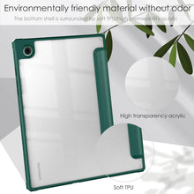 Load image into Gallery viewer, ProElite Cover for Samsung Galaxy Tab A11 Plus 11 inch 2025, Smart Flip Case Cover for Samsung Galaxy Tab A11 Plus 11 inch 2025 with Pen Holder, Dark Green [Transparent Back]
