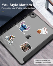 Load image into Gallery viewer, ProElite Case Cover for Apple iPad Air 13 inch M4/M3/M2 2026/2025/2024 Cover, Transparent Smart Flip Cover for iPad Air 13 inch M4/M3/M2 2026/2025/2024 with Pencil Holder, Haze Blue
