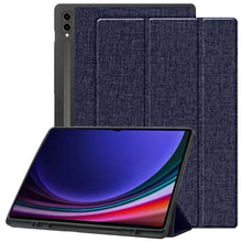 Load image into Gallery viewer, ProElite Cover for Samsung Galaxy Tab S9 FE+/S9 Plus/S10+ 12.4&quot; Case, PU Smart Flip case Cover for Samsung Galaxy Tab S9 FE Plus/S9 Plus/S10 Plus 12.4 inch, Dark Blue

