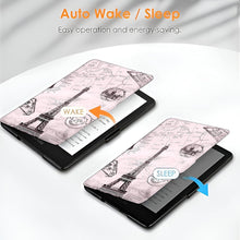Load image into Gallery viewer, ProElite Slim Smart Flip case Cover for Amazon Kindle Paperwhite 6 inch 2014, Eiffel
