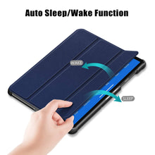 Load image into Gallery viewer, ProElite Ultra Sleek Smart Flip Case Cover for Lenovo Tab M10 FHD Plus X606V / TB-X606F / TB-X606X 10.3 inch Tablet (Dark Blue)

