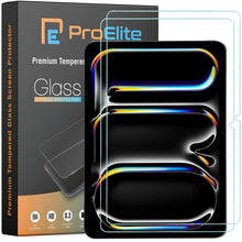Load image into Gallery viewer, ProElite [2-Pack Screen Protector for Apple iPad Pro 11 M4 2024, Premium Tempered Glass Screen Protector for iPad Pro 11 M4 2024
