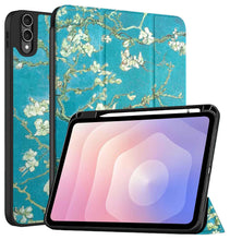 Load image into Gallery viewer, ProElite Cover for Samsung Galaxy Tab S11 Ultra 14.6 inch case Cover, Soft Flexible Flip Case Cover for Samsung Galaxy Tab S11 Ultra 14.6 inch with Pen Holder [Recoil Series] - Flowers
