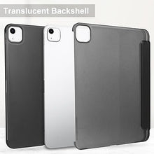 Load image into Gallery viewer, ProElite Cover for Apple iPad Air 13 M3/M2 2025/2024 case, Smart Case Cover for Apple iPad Air 13 inch M3/M2 2025/2024 [Auto Sleep/Wake ], Translucent Hard Back with Pencil Holder, Black
