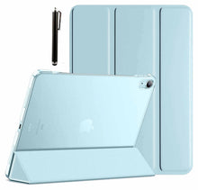 Load image into Gallery viewer, ProElite Cover for Apple iPad (A16) 11th/10th Generation (2025/2022) Cover Case, Transparent Smart case for iPad 11th/10th Gen 2025/2022 (Supports Auto Sleep Wake) with Stylus Pen, Light Blue
