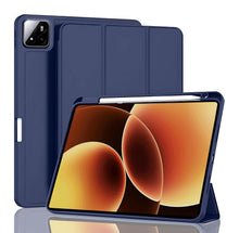 Load image into Gallery viewer, ProElite Cover for Xiaomi Mi Pad 8/Pad 8 Pro 11.2 inch Cover, Soft Flexible Flip Case Cover with Pen Holder for Mi Pad 8/Pad 8 Pro 11.2 inch, Support Auto Sleep Wake, [Recoil Series] - Dark Blue
