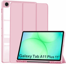 Load image into Gallery viewer, ProElite Cover for Samsung Galaxy Tab A11 Plus 11 inch 2025, Smart Flip Case Cover for Samsung Galaxy Tab A11+ 11" 2025 with Pen Holder, Pink [Transparent Back]
