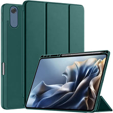 Load image into Gallery viewer, ProElite Cover for Motorola Pad 70 Pro 13 inch 2026 case [with Pen Holder], Soft Flexible Flip Case for Moto Pad 70 Pro 13 inch 2026 [Recoil Series] - Dark Green
