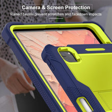 Load image into Gallery viewer, ProElite Rugged Shockproof Heavy Duty Back Case Cover for Apple iPad Pro 11 inch 2024/2025 M4/M5 5th/6th Gen with Apple Pencil Holder, Navy Green
