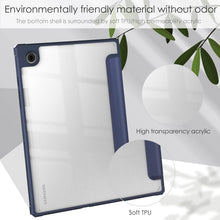 Load image into Gallery viewer, ProElite Cover for Samsung Galaxy Tab A11 Plus 11 inch 2025, Smart Flip Case Cover for Samsung Galaxy Tab A11 Plus 11 inch 2025 with Pen Holder, Dark Blue [Transparent Back]
