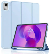 Load image into Gallery viewer, ProElite Cover for Lenovo idea Tab 11 inch 2025 case Cover, Soft Flexible Flip Case Cover for Lenovo idea Tab 11 inch 2025 with Pen Holder [Recoil Series] - Light Blue
