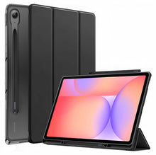 Load image into Gallery viewer, ProElite Cover for Samsung Galaxy Tab S10 Lite 10.9&quot;/ Tab S9 FE 10.9 inch/Tab S10 FE/Tab S9 11 inch Case Cover, Smart Flip Case Cover Translucent Back with S Pen Holder, Black
