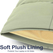 Load image into Gallery viewer, ProElite Puffy Laptop Sleeve for 16-inch MacBook Pro Puffer Laptop Carrying Case, Pillow Pouch Compatible MacBook Pro 16 inch - Green
