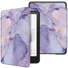 Load image into Gallery viewer, ProElite Cover Case for Kindle Paperwhite 12th Gen 7 inch Case, Slim Smart Flip case Cover for Amazon Kindle Paperwhite 12th Generation 7 inch 2024, Marble Purple
