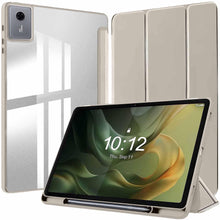 Load image into Gallery viewer, ProElite Cover for Motorola Pad 60 Neo 11 inch 2025, Smart Flip Case Cover for Motorola Pad 60 Neo 11 inch 2025 with Pen Holder, Grey [Transparent Back]

