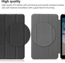 Load image into Gallery viewer, ProElite Case Cover for Nokia Tab T10 8 inch Case, Smart Trifold Flip case Cover for Nokia Tab T10 8 inch Tablet, Flowers
