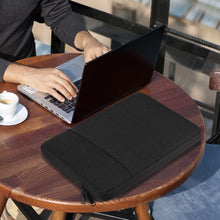 Load image into Gallery viewer, ProElite Polyester Sleeve Case Cover 13&quot; to 14&quot; for MacBook Air/Pro Retina, 13-13.3 inch Notebook,Compatible with MacBook Pro 14 inch 2021 2022 M1 Pro/Max A2442, iPad Pro 12.9/Galaxy S8/S9 Ultra 14.6, Black
