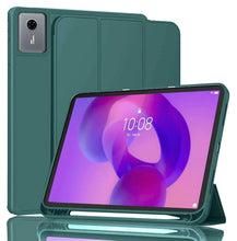 Load image into Gallery viewer, ProElite Cover for Lenovo idea Tab 11 inch 2025 case Cover, Soft Flexible Flip Case Cover for Lenovo idea Tab 11 inch 2025 with Pen Holder [Recoil Series] - Dark Green
