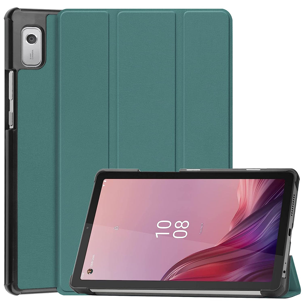 ProElite Smart Flip Case Cover for Lenovo Tab M9 9 inch Tablet, Green