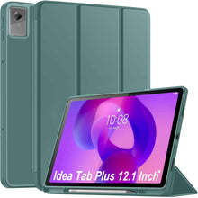 Load image into Gallery viewer, ProElite Cover for Lenovo Idea Tab Plus 12.1 inch 2025 case Cover, Soft Flexible Flip Case Cover for Lenovo Idea Tab Plus 12.1 inch 2025 [Recoil Series] - Dark Green
