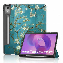 Load image into Gallery viewer, ProElite Cover for Lenovo Idea Tab Pro 12.7 inch 2025 case Cover, Soft Flexible Flip Case Cover for Lenovo Idea Tab Pro 12.7 inch 2025 [Recoil Series] - Flowers
