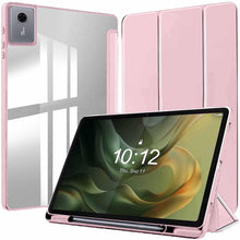 Load image into Gallery viewer, ProElite Cover for Motorola Pad 60 Neo 11 inch 2025, Smart Flip Case Cover for Motorola Pad 60 Neo 11 inch 2025 with Pen Holder, Pink [Transparent Back]
