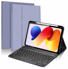 Load image into Gallery viewer, ProElite Keyboard case for Xiaomi Redmi Pad 2 Pro 12.1 inch, Magnetic Detachable Wireless Bluetooth Keyboard Xiaomi Redmi Pad 2 Pro 12.1 inch with Pen Holder, Lavender
