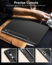 Load image into Gallery viewer, ProElite Cover for Samsung Galaxy Tab S10 Lite 10.9&quot;/ Tab S9 FE 10.9 inch/Tab S10 FE/Tab S9 11 inch Cover, Soft Flexible Flip Case Cover with S Pen Holder, Auto Sleep Wake, [Recoil Series] - Grey
