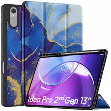 Load image into Gallery viewer, ProElite Cover for Lenovo Idea tab Pro 2nd Gen 13 inch 2026 case cover [with Pen Holder], Soft Flexible Flip Case Cover for Idea tab Pro 2nd Gen 13 inch 2026 [Recoil Series] - Ocean Blue
