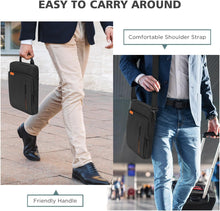 Load image into Gallery viewer, ProElite Polyster Tablet Sleeve Bag 13.3 inch for Samsung Galaxy Tab S9 FE+/S7/S8 Plus/S9 Plus/S7 FE 12.4&quot;, Apple iPad Pro 12.9&quot;, MacBook Air/Pro Retina, Microsoft Surface Pro 4/5/6/7/8/9, Black
