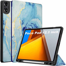 Load image into Gallery viewer, ProElite Cover for Poco Pad 12.1 inch Cover, Soft Flexible Flip Case Cover for Poco Pad 12.1 inch with Pen Holder, Support Auto Sleep Wake Feature, [Recoil Series] - Ocean Blue
