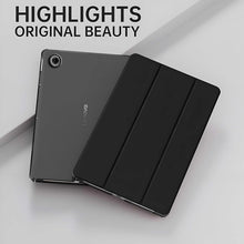 Load image into Gallery viewer, ProElite Case Cover for Lenovo Tab 10.1 inch 2025 Case, Smart Flip Case Cover for Lenovo Tab 10.1 inch 2025 Case Translucent Back with Stylus Pen [Auto Sleep Wake Feature], Marble Pink
