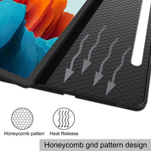 Load image into Gallery viewer, ProElite Cover for Samsung Galaxy Tab S9 FE+/S9 Plus/S10+ 12.4 inch Cover Case, Smart Flip case Cover for Samsung Galaxy Tab S9 FE Plus/S9 Plus/S10 Plus 12.4 inch with S Pen Holder, Grey
