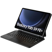 Load image into Gallery viewer, ProElite Magnetic Bluetooth TouchPad Keyboard case for Samsung Galaxy Tab S9 FE +/S9/S8/S7 Plus/S7 Fe/S10+ 12.4 inch Floating Cantilever Design with Built-in Colourful Backlit Keyboard, Black
