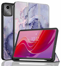Load image into Gallery viewer, ProElite Cover for Lenovo Tab M11 case Cover, Soft Flexible Flip Case Cover with Pen Holder for Lenovo Tab M11 11 inch with Auto Sleep Wake [Recoil Series]- Marble Purple
