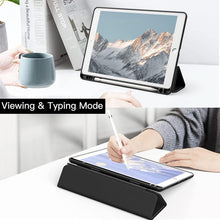 Load image into Gallery viewer, ProElite Case Cover for Apple iPad 10.2 inch Case, Smart Flip Case Cover for Apple iPad 10.2 inch 2021 9th/8th/7th Gen, Clear Soft Back with Pencil Holder, Stars
