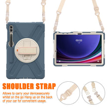 Load image into Gallery viewer, ProElite Cover for Galaxy Tab S9+/ S9 FE+/S10+ Case, Rugged 3 Layer Armor case for Samsung Tab S9 Plus/S8 Plus/S7 Plus/S7 FE/S10+ 12.4 inch with S Pen Holder and Rotating Kickstand, Cornflower Blue
