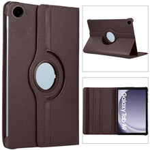 Load image into Gallery viewer, ProElite Cover for Galaxy Tab A9 8.7 inch Case Cover, 360 Rotatable Smart Flip Case Cover for Galaxy Tab A9 8.7 inch Tablet with Stylus Pen, Brown
