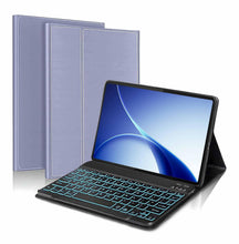 Load image into Gallery viewer, ProElite Keyboard case for Oppo Pad 5 12.1 inch, Magnetic Detachable Wireless Bluetooth Keyboard for Oppo Pad 5 12.1 inch Built-in 7-Colors Backlit, Lavender
