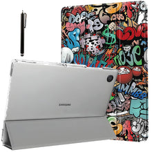 Load image into Gallery viewer, ProElite Cover for Samsung Galaxy Tab A11 Plus 11 inch Case Cover, Smart Flip Case Cover for Samsung Galaxy Tab A11+ 11" Translucent Back with Stylus Pen, Hippy
