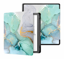 Load image into Gallery viewer, ProElite Case Cover for Kindle Scribe 10.2" Case, Slim Smart Flip case cover for Amazon Kindle Scribe 10.2 inch with Pen Holder, Marble Green
