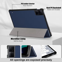 Load image into Gallery viewer, ProElite Case Cover for Redmi Pad SE 11 inch Cover, Slim Trifold Flip case Cover for Redmi Pad SE 11 inch Tablet [Auto Sleep Wake Feature], Dark Blue
