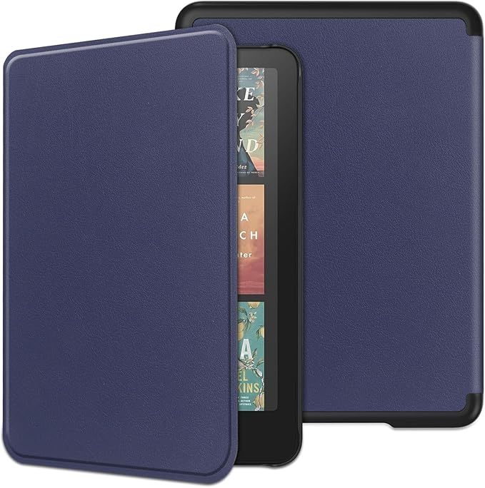 ProElite Cover Case for Kindle Paperwhite 12th Gen 7 inch Case, Slim Smart Flip case Cover for Amazon Kindle Paperwhite 12th Generation 7 inch 2024, Dark Blue