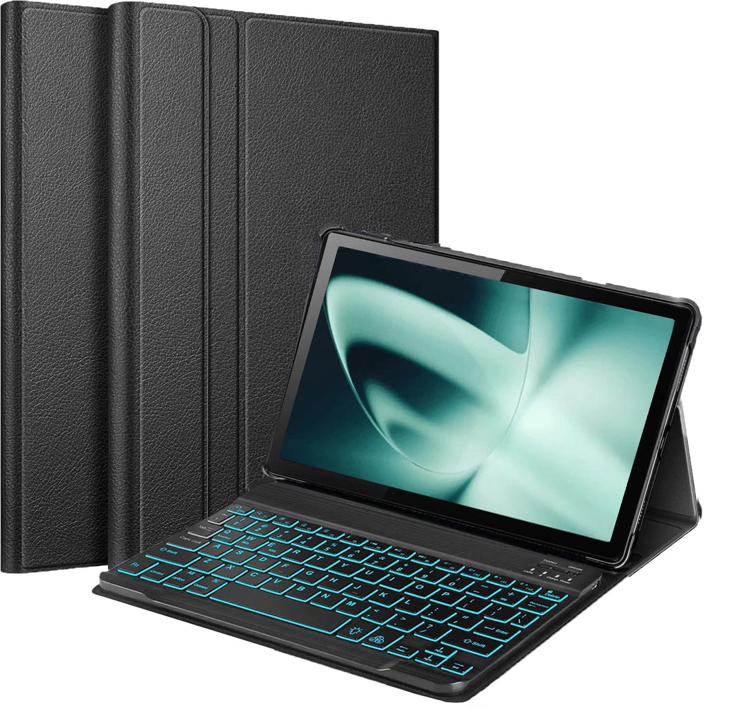 ProElite Keyboard case for OnePlus Pad 11.6 inch, Magnetic Detachable Wireless Bluetooth Keyboard Built-in 7-Colors Backlit, Black