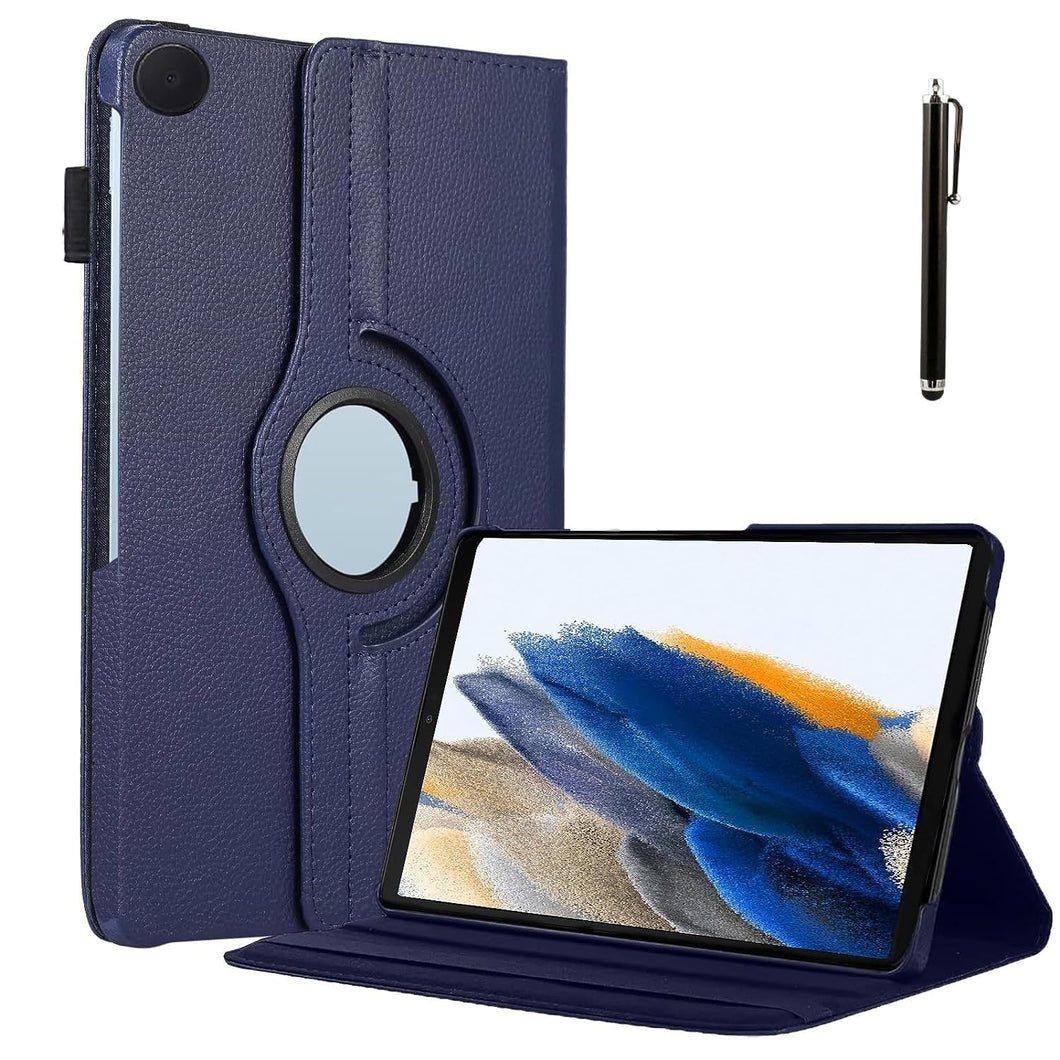 ProElite Cover for Galaxy A8 Cover Case, 360 Rotatable Smart Flip Case Cover for Samsung Galaxy Tab A8 10.5 inch (SM-X200/ SM-X205/ SM-X207) with Stylus Pen, Dark Blue